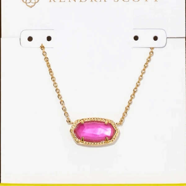 Kendra Scott Elisa 14k Gold-Plated Mother-of-Pearl Pendant Necklace