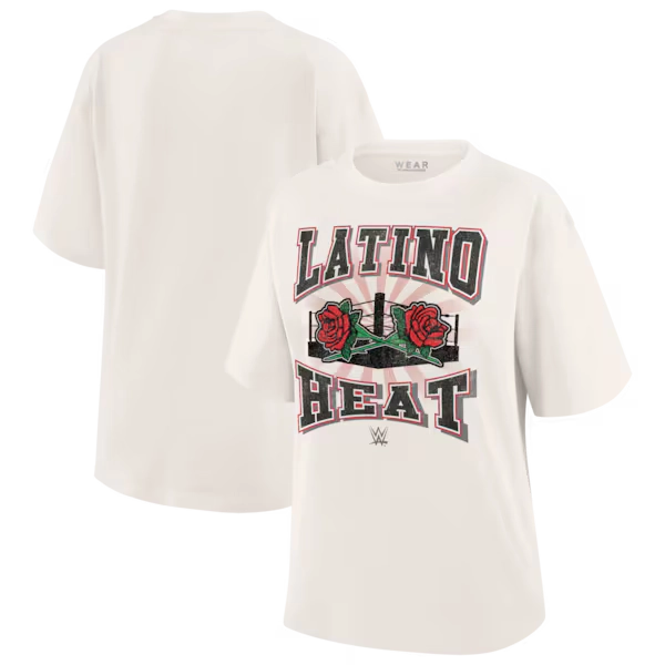 Women's WEAR by Erin Andrews White Eddie Guerrero Boyfriend T-Shirt