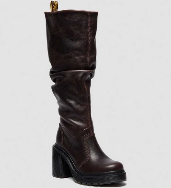Dr. Martens Women's Kasey Leather Heeled Boots