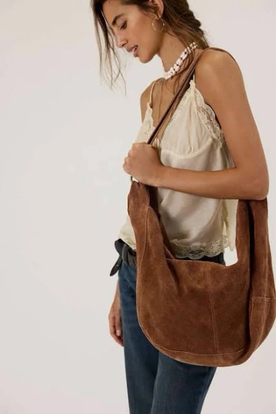 Free People Roma Suede Tote Bag