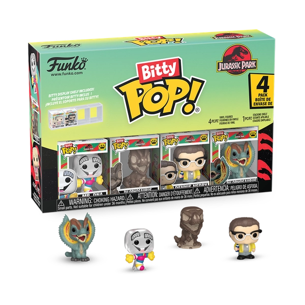 Bitty Pop! Jurassic Park 4-Pack Series 3
