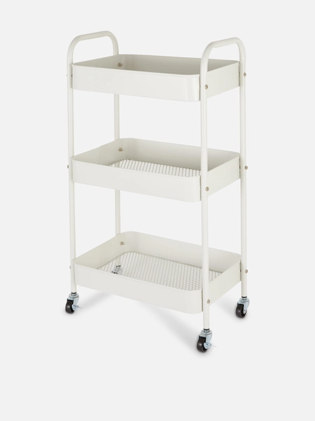 3-Tier Storage Trolley On Wheels