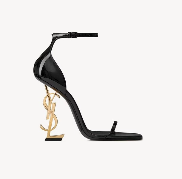 Yves Saint Laurent Opyum Sandals in Patent Leather