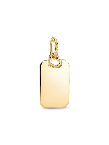 Engravable Rectangle Tag Pendant