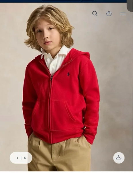 Cotton-Blend-Fleece Hoodie | Sweatshirts Tees & Sweatshirts | Ralph Lauren