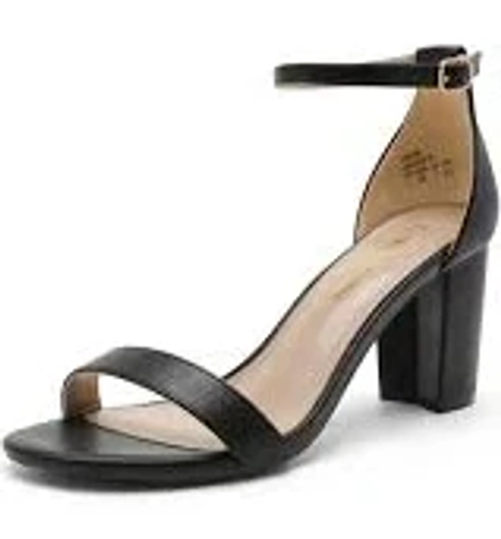 Dream Pairs Open Toe Pump Chunky Heel Sandals