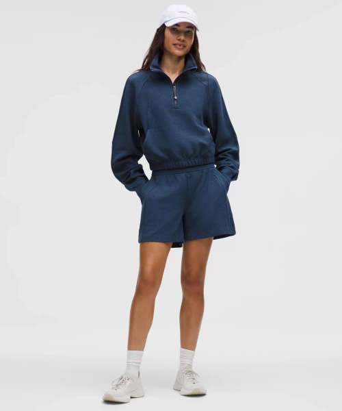 Scuba High-Rise Short 5" *Waffle - Heathered Blue Twill - XXXS