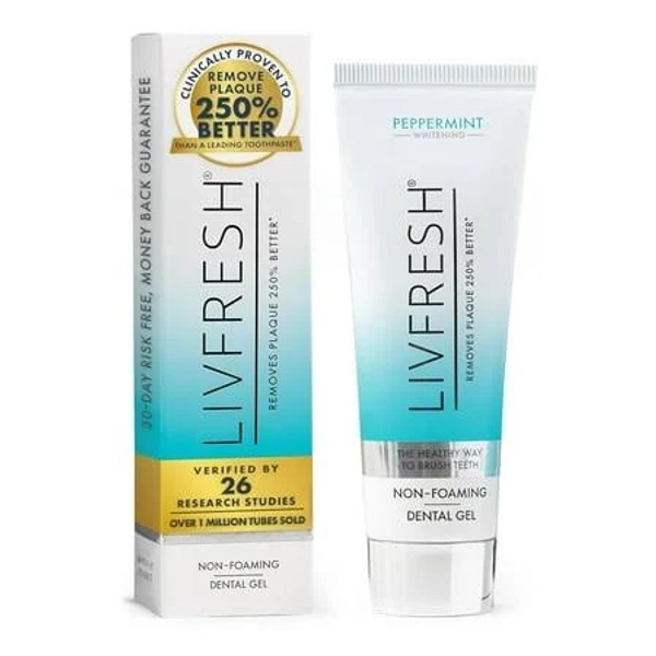 LIVFRESH Peppermint Dental Gel