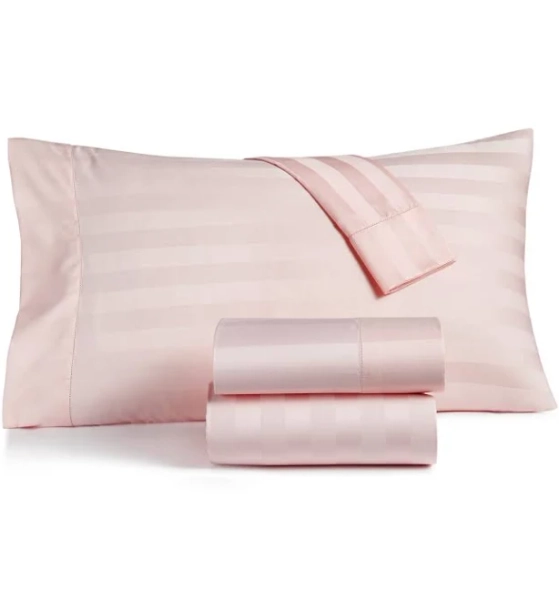 Charter Club Damask Stripe Twin 3 Piece Sheet Set
