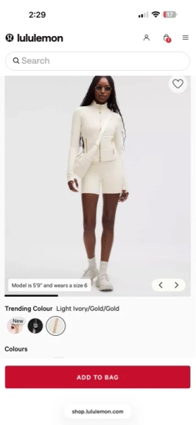 Lulu define jacket 