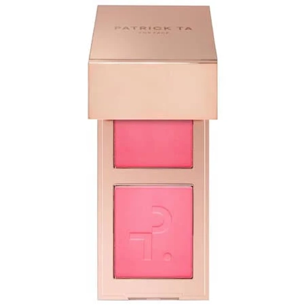 Patrick Ta Mini Major Headlines Double- Take Crème & Powder Blush Duo