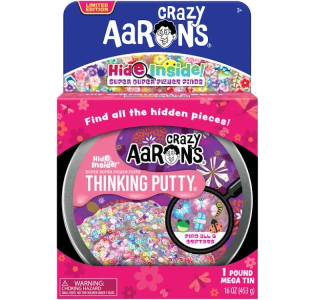 Crazy Aaron's Mega Super Duper Flower Finds Thinking Putty