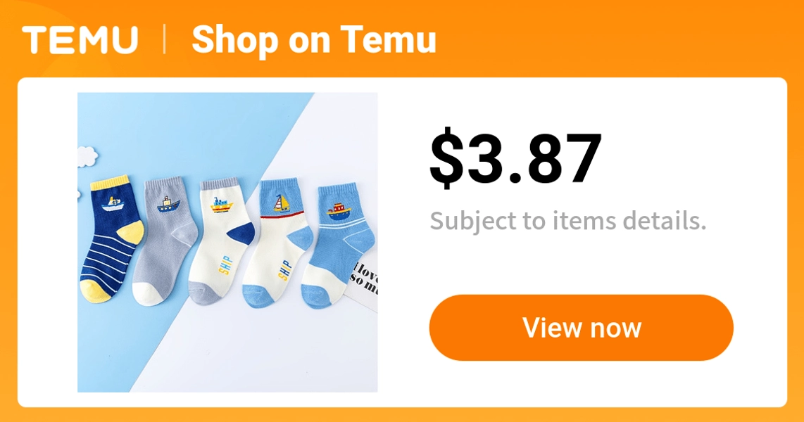 5 pairs striped boat socks boys girls suitable ages 1 12 - Temu