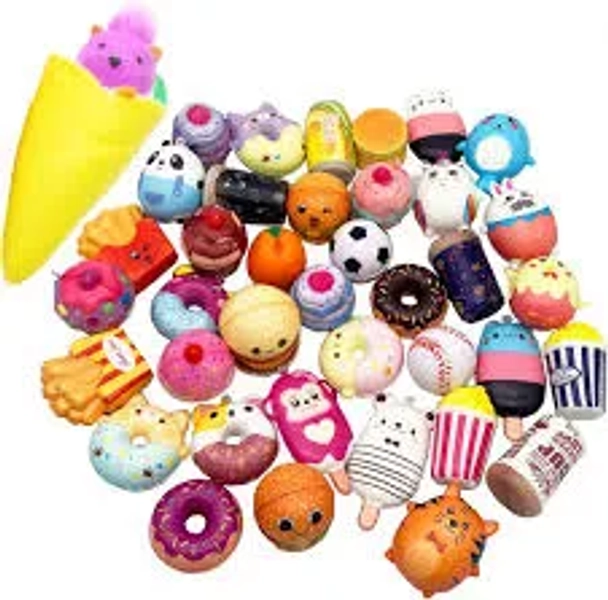 30 Pack Squishies Sets Slow Rising Kawaii Cute