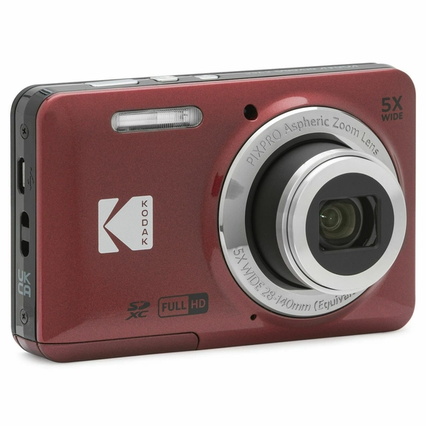 Kodak Pixpro FZ55 Compact Φωτογραφική Μηχανή 16MP Οπτικού Ζουμ 5x Κόκκινη