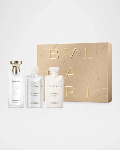 Eau Parfumee The Blanc Christmas Gift Set, 3 x 2.5 oz.