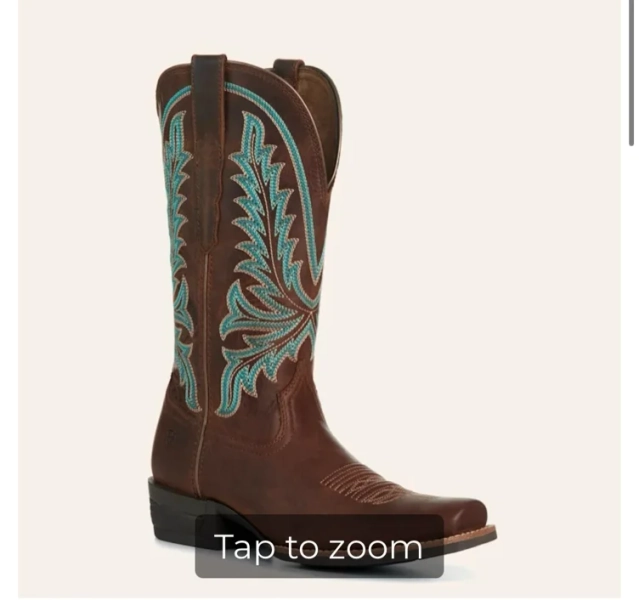Ariat Women's Sassy Brown Shock Shield Narrow Cutter Toe Cowboy Boots | Cavender's