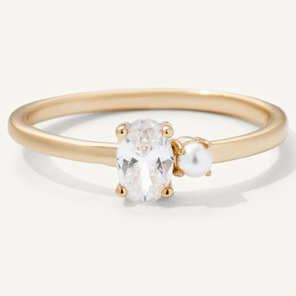 Olive & Piper Kaya 14K Gold Plated Ring