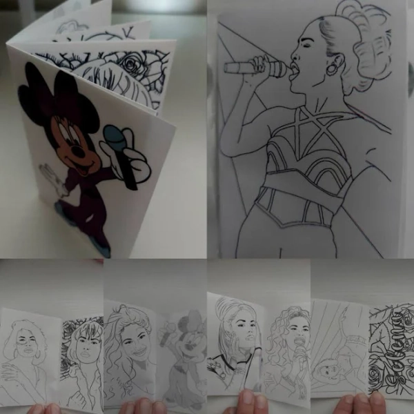 Selena Mini Coloring Book