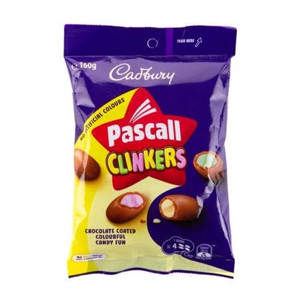 Cadbury Pascal Clinkers Candy Bag