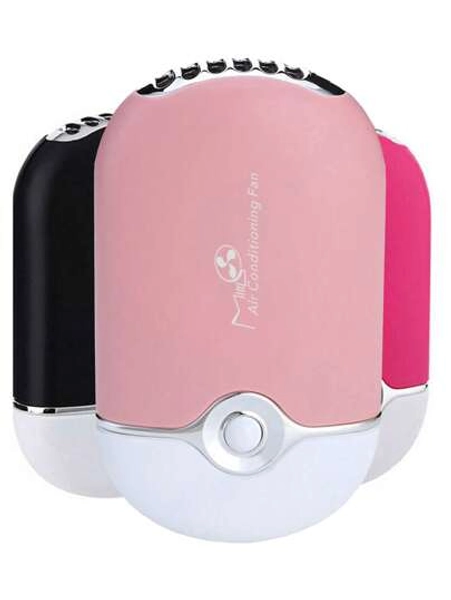 1pc Eyelash Fan Mini Eyelash Fan For Eyelash Extension Portable Eyelash Fan Dryer Handheld Rechargeable USB Eyelash Fan With Built-In Sponge Cooling Air Conditioner Fan Eyelash Extension Nail Art Application Quick Dry Nails Eyelash Extension Glue/Adhesive (1pc Pink)