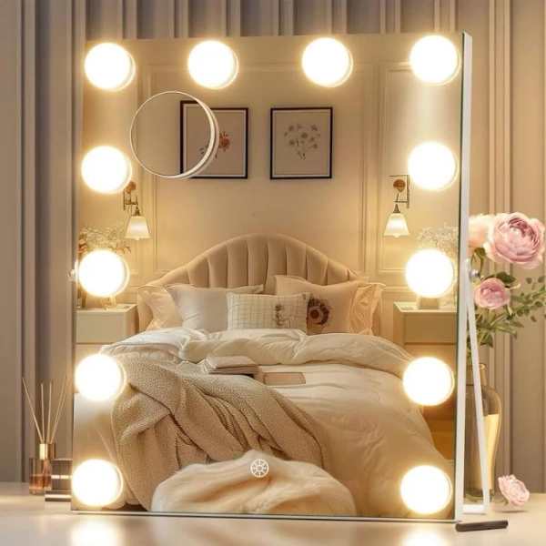 Vosuja Rectangle Framed LED Makeup Mirror