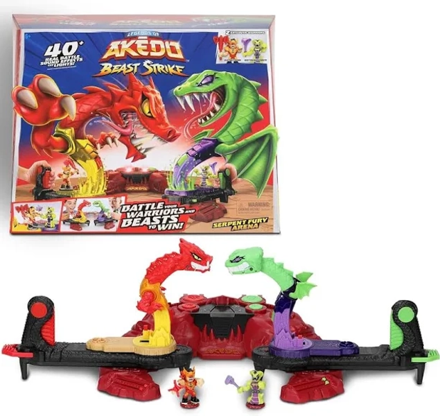 Legends of Akedo Beast Strike Serpent Fury Arena