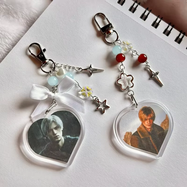 Inspired by Leon kennedy beaded key chain! | resident evil | video game keychain | re2 Y2k key chain - AliExpress 36