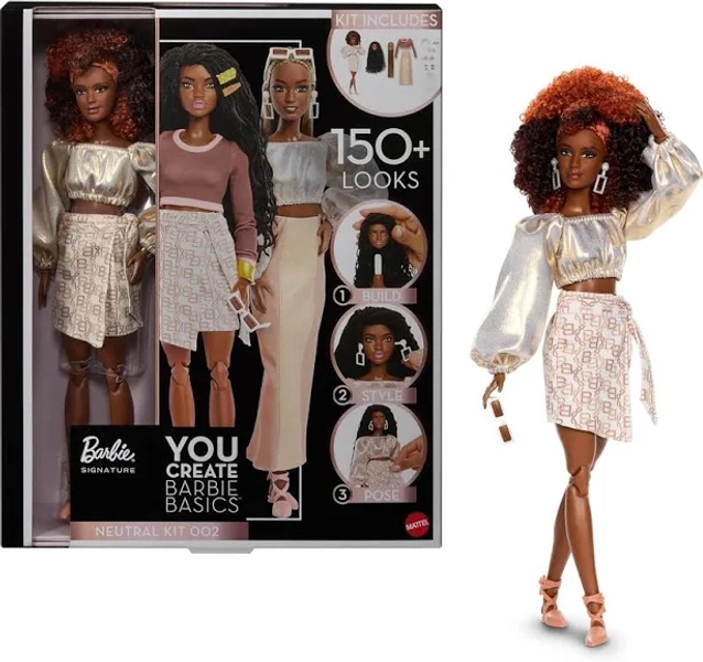 Signature You Create Barbie Basics Neutral Kit 002 Doll