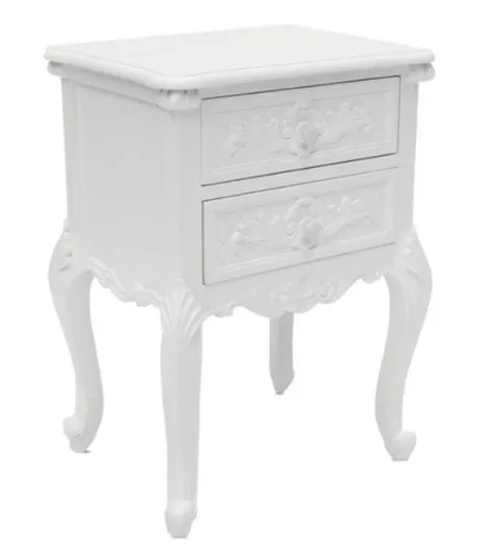 French Provincial Louis Bedside Table