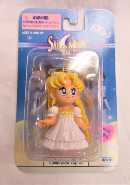 Vintage Collectible Toy, Sailor Moon Figural Collectible Clip-On Princess Serena