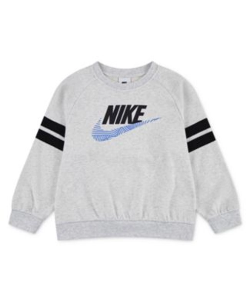 Boys' 4-7 In The Zone Oversized Crewneck Sweatshirt
