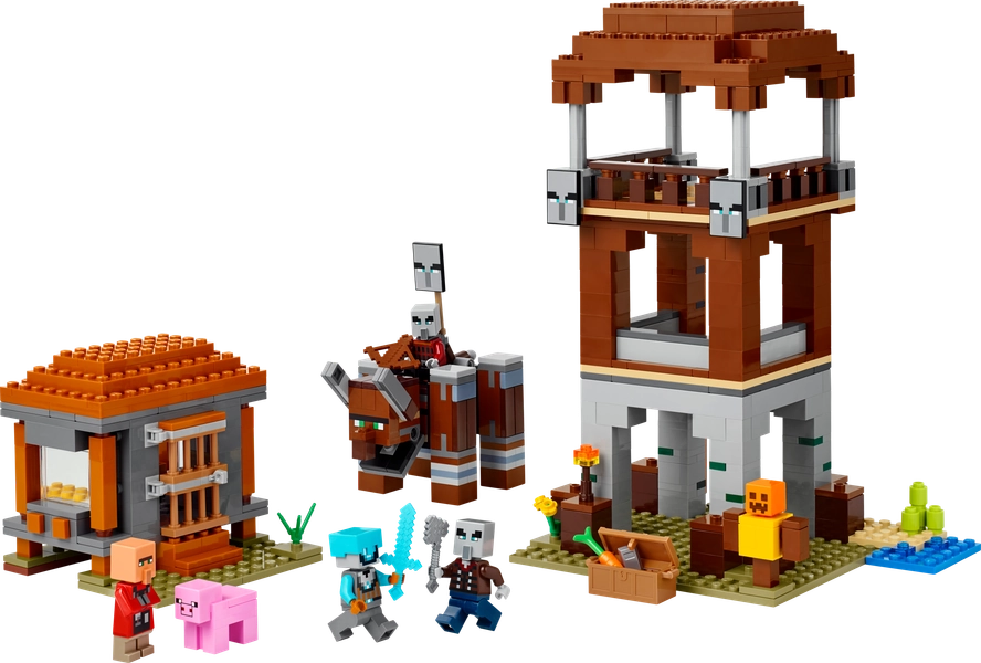LEGO Minecraft The Pillager Outpost and Ravager - 21278