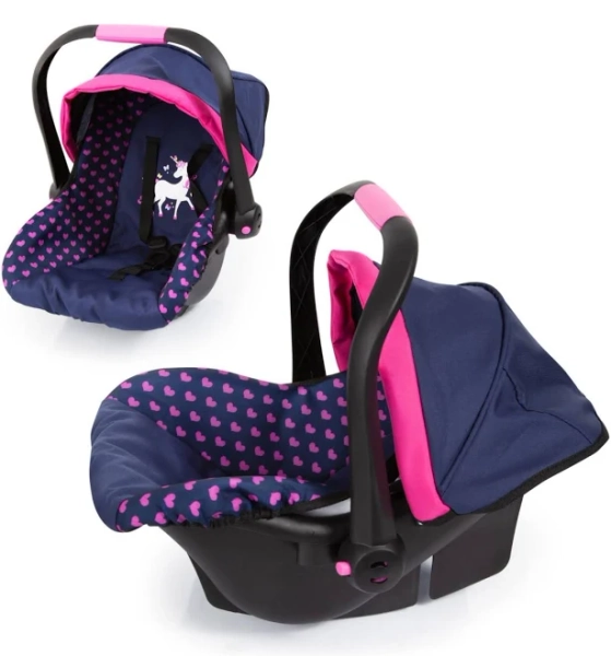 Bayer Baby Doll Deluxe Car Seat with Canopy