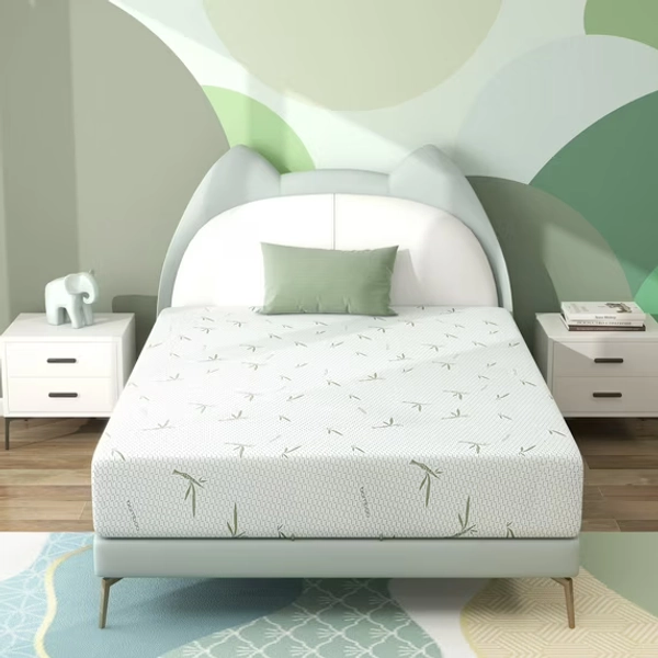 Twin Mattress, 6 inch Memory Foam Mattress Bed in a Box, with Green Tea Gel, Child