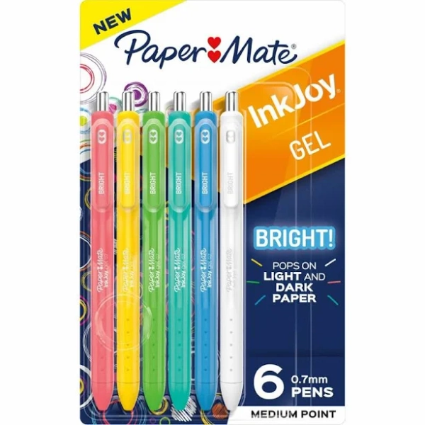 Paper Mate InkJoy Gel Bright Retractable Pens