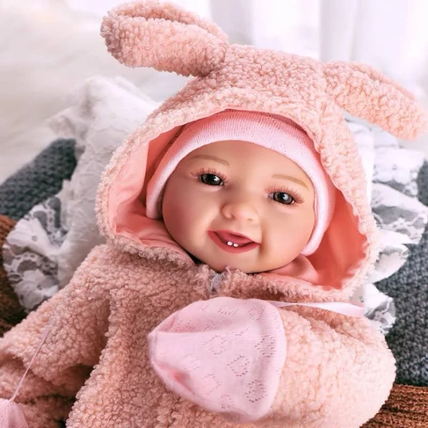 Babeside Smiling Reborn Baby Mia 17" Newborn Girl Healing of the Heart