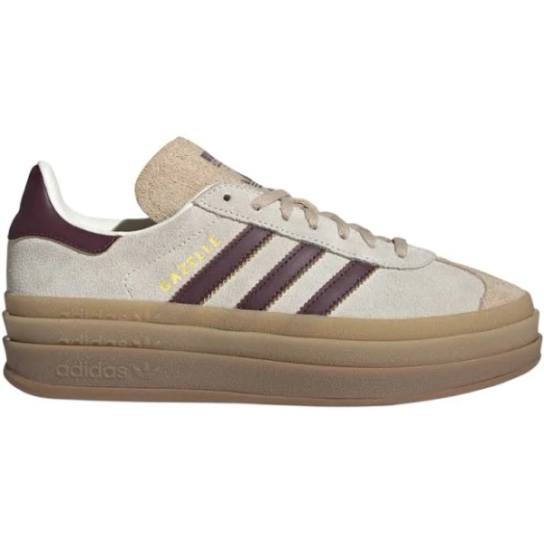 Womens Gazelle Bold Shoes Beige Casual