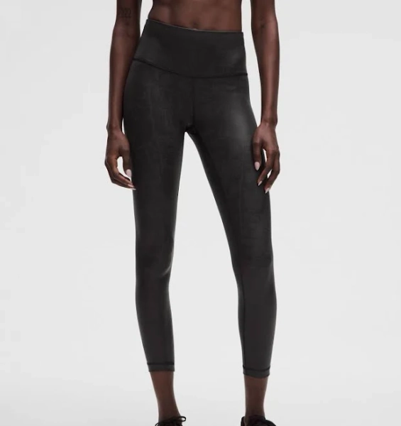 lululemon Women's Wunder Train High-Rise Tight 25" Matte Foil