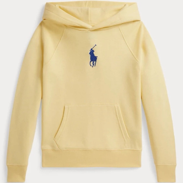 Ralph Lauren Girl's Big Pony Terry Hoodie