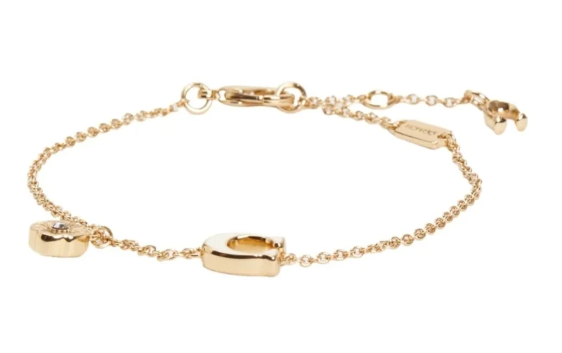 Coach Enamel armband verguld - Ivoor - 1 maat