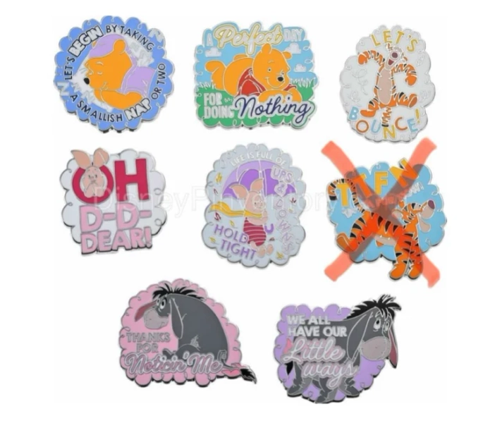 Winnie the Pooh Mystery Pin Set - Winnie the Pooh Mystery Set | PIN 56288