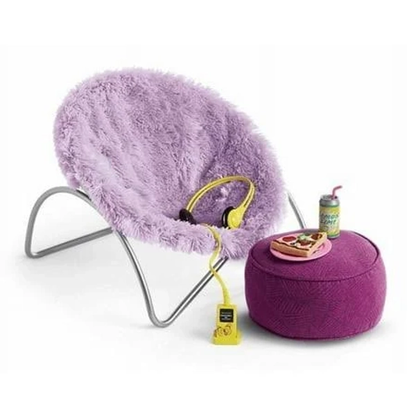 American Girl Gabriela's Chair and Ottoman Set
