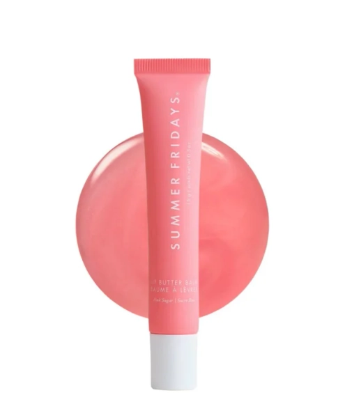 Lip Butter Balm Treatment for Hydration + Nourishing Shine - Pink Sugar