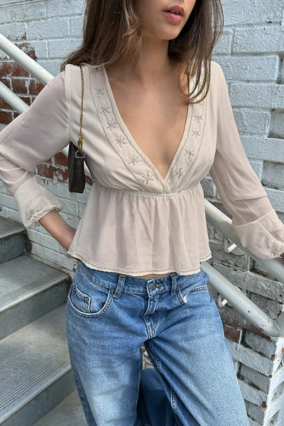 Beaded blouse
