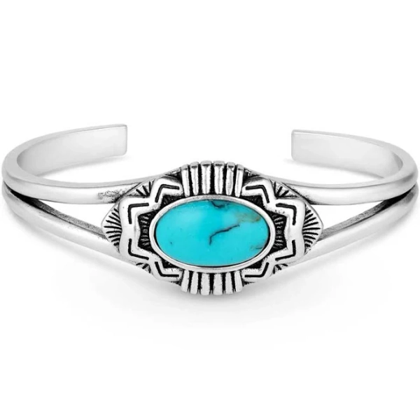Montana Silversmiths Women's Blue Mesa Turquoise Bracelet