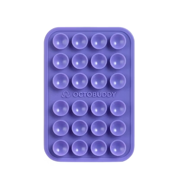 Octobuddy Silicone Suction Cup Phone Case Mount Classic - Purple