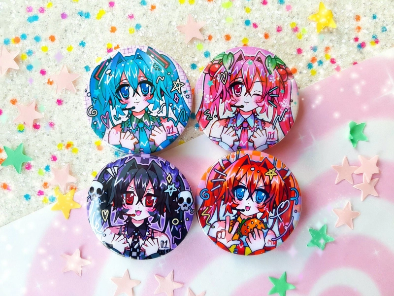 Hatsune Miku Modules 45 MM buttons