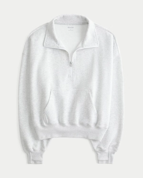 Hollister Feel Good Half-Zip Sweatshirt