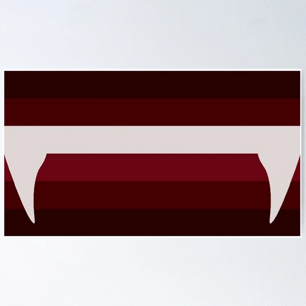 Vampire Pride Flag Poster